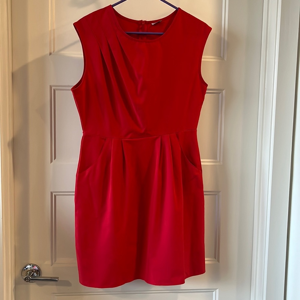Cute Lightweight Empire Waist Red Dress